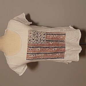 LUCKY BRAND Short Sleeve USA 
Flag Tee Size Medium